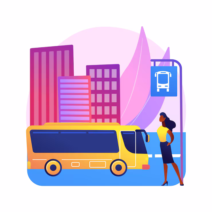Public transport illustration